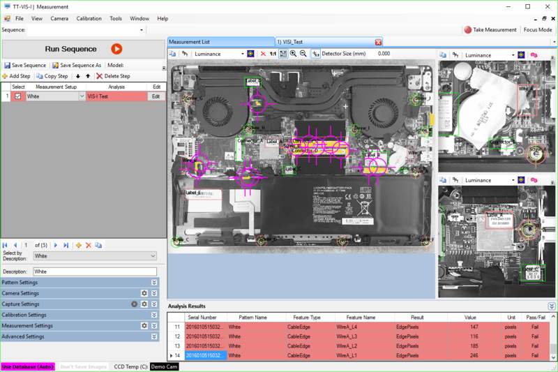 INSPECT sample inspection result