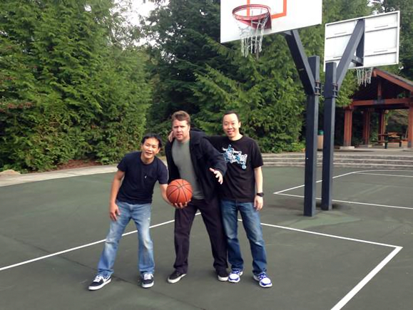 2014 Radianteers Play Basketball on Lunch Break